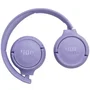 JBL Tune 520BT Auriculares Inalambricos Supraaurales Pure Bass Bluetooth 5.3, 57h Autonomia, Microfono, Plegables, Color Purpura, TUNE 520BT PUR